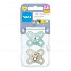 MAM Schnuller 2er Pack Start Elements - Latex 0-2 M - Waschbär und Hase -Baden & Waschen Verkäufe mam schnuller 2er pack start elements latex 0 2 m waschbar und hase 82384822 d3