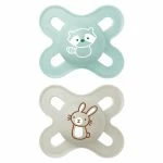 MAM Schnuller 2er Pack Start Elements - Silikon 0-2 M - Igel und Fuchs 6 MAM Schnuller 2er Pack Start Elements - Silikon 0-2 M - Igel und Fuchs – Bild 6