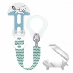 MAM Schnullerband Clip it! - mit Saugerschutz - Wachbär