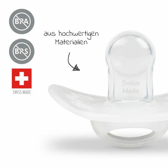 Medela Schnuller New Born UNO 0-2 M - Transparent 4 Medela Schnuller New Born UNO 0-2 M - Transparent – Bild 4