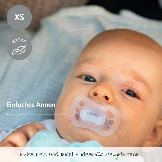 Medela Schnuller New Born UNO 0-2 M - Transparent 5 Medela Schnuller New Born UNO 0-2 M - Transparent – Bild 5