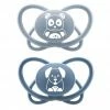 Nip Öko-Schnuller 2er Pack My Butterfly - Silikon 16-32 M - aus nachwachsenden Rohstoffen - Blau