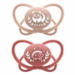 Nip Öko-Schnuller 2er Pack My Butterfly - Silikon 5-18 M - aus nachwachsenden Rohstoffen - Braun / Grau 6 Nip Öko-Schnuller 2er Pack My Butterfly - Silikon 5-18 M - aus nachwachsenden Rohstoffen - Braun / Grau – Bild 6