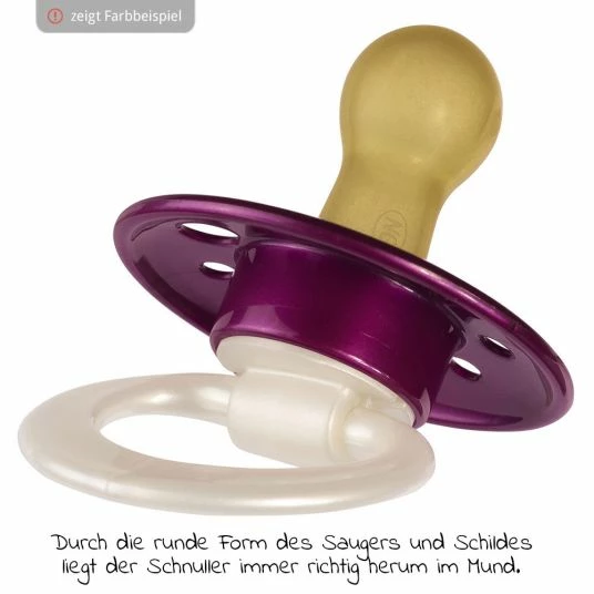 Nip Schnuller 4er Pack Cherry - Latex 0-6 M - Boy 2 Nip Schnuller 4er Pack Cherry - Latex 0-6 M - Boy – Bild 2