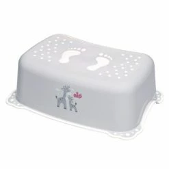 Nip Tritthocker - Giraffe - Grau