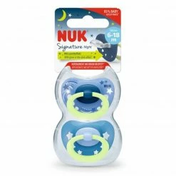 Nuk Leucht-Schnuller 2er Pack Signature Night - Silikon 6-18 M - Blau -Baden & Waschen Verkäufe nuk leucht schnuller 2er pack signature night silikon 6 18 m blau 10176277 d3