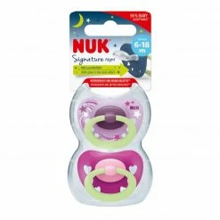 Nuk Leucht-Schnuller 2er Pack Signature Night - Silikon 6-18 M - Rosa -Baden & Waschen Verkäufe nuk leucht schnuller 2er pack signature night silikon 6 18 m rosa 10176278 d3