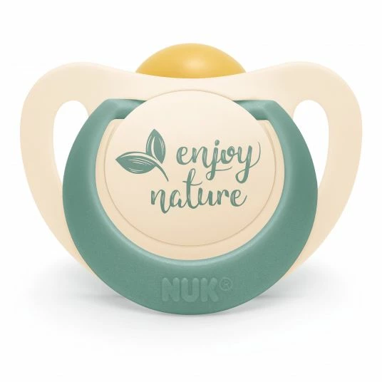 Nuk Schnuller 2er Pack for Nature - Kautschuk 0-6 M - Grün 3 Nuk Schnuller 2er Pack for Nature - Kautschuk 0-6 M - Grün – Bild 3