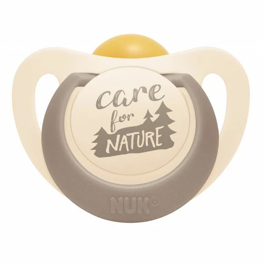 Nuk Schnuller 2er Pack for Nature - Kautschuk ab 18 M - Beige 3 Nuk Schnuller 2er Pack for Nature - Kautschuk ab 18 M - Beige – Bild 3