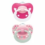 Nuk Schnuller 2er Pack Signature - Silikon ab 18 M - Rosa / Pink 6 Nuk Schnuller 2er Pack Signature - Silikon ab 18 M - Rosa / Pink – Bild 6