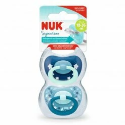 Nuk Schnuller 2er Pack Signature - Silikon ab 18 M - Blau / Dunkelblau -Baden & Waschen Verkäufe nuk schnuller 2er pack signature silikon ab 18 m blau dunkelblau 10739677 d3