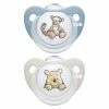 Nuk Schnuller 2er Pack Trendline - Silikon 0-6 M - Disney Winnie Pooh - Grau Blau