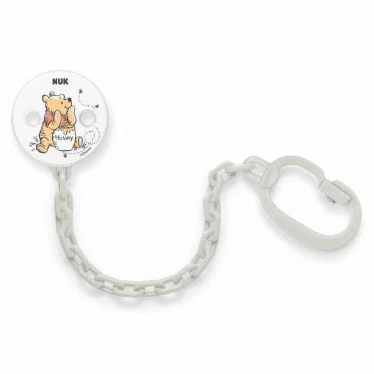 Nuk Schnullerkette - Disney Winnie Pooh - Weiß oder Grau 2 Nuk Schnullerkette - Disney Winnie Pooh - Weiß oder Grau – Bild 2