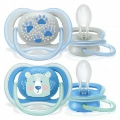 Philips Avent Schnuller 2er Pack Ultra Air 6-18 M - SCF085/03 - Bär Tatze