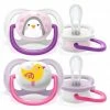 Philips Avent Schnuller 2er Pack Ultra Air Collection Animals 0-6 M - SCF080/06 - Penguin Bird