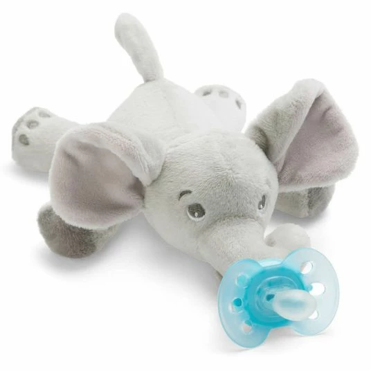 Philips Avent Schnullertier Snuggle Elefant + Schnuller Ultra Soft - Silikon 0-6 M - SCF348/13 1 Philips Avent Schnullertier Snuggle Elefant + Schnuller Ultra Soft - Silikon 0-6 M - SCF348/13