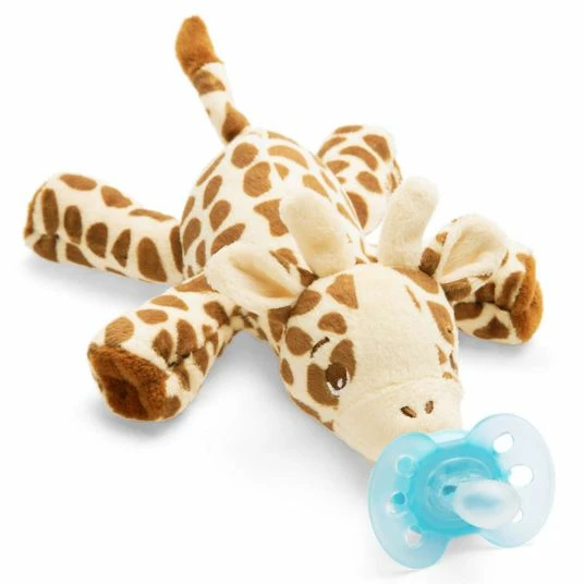 Philips Avent Schnullertier Snuggle Giraffe + Schnuller Ultra Soft - Silikon 0-6 M - SCF348/11 1 Philips Avent Schnullertier Snuggle Giraffe + Schnuller Ultra Soft - Silikon 0-6 M - SCF348/11