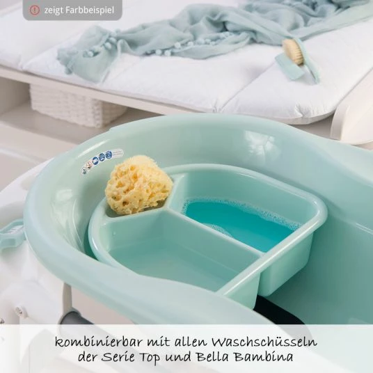 Rotho Babydesign Baby-Badewanne Top mit Anti-Rutschmatte - Lagoon 4 Rotho Babydesign Baby-Badewanne Top mit Anti-Rutschmatte - Lagoon – Bild 4
