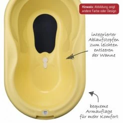 Rotho Babydesign Baby-Badewanne Top mit Anti-Rutschmatte - Perlweiß Creme -Baden & Waschen Verkäufe rotho babydesign baby badewanne top mit anti rutschmatte perlweiss creme 200010100 d2