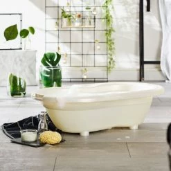Rotho Babydesign Baby-Badewanne Top mit Anti-Rutschmatte - Perlweiß Creme -Baden & Waschen Verkäufe rotho babydesign baby badewanne top mit anti rutschmatte perlweiss creme 200010100 d5