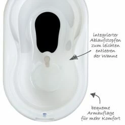 Rotho Babydesign Baby-Badewanne Top mit Anti-Rutschmatte - Weiß -Baden & Waschen Verkäufe rotho babydesign baby badewanne top mit anti rutschmatte weiss 200010001 d3