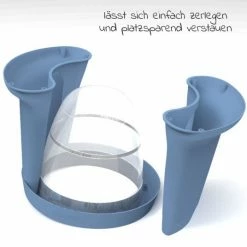SOFTTUB Baby-Badewanne & Badeeimer für Neugeborene - Blue - Kollektion 2022 -Baden & Waschen Verkäufe softtub baby badewanne badeeimer fur neugeborene blue 0764460202816 d5