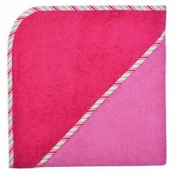 Wörner Kapuzen-Badetuch 100 x 100 cm - Orchidee Beere