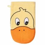 Wörner Waschhandschuh - Stickerei Zebra - Dunkelblau 5 Wörner Waschhandschuh - Stickerei Zebra - Dunkelblau – Bild 5