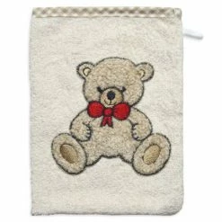 Wörner Waschhandschuh - Teddy Natur